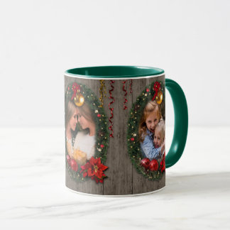 Christmas Mug with 3 of Your Photos 🎄