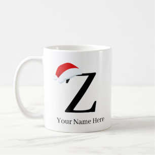 Christmas Mug "Z" Initial