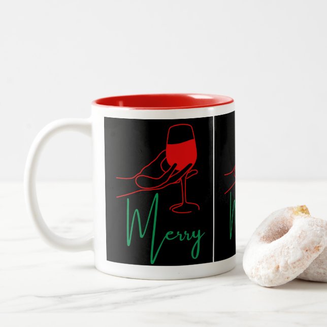 Christmas mugs (With Donut)