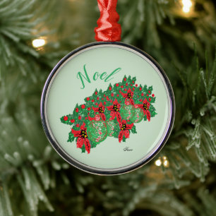 Christmas Mugs : Christmassy feeling  Metal Tree Decoration
