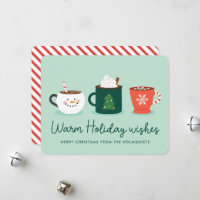 Christmas Mugs Holiday Card