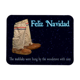 Christmas Mukluks Magnet