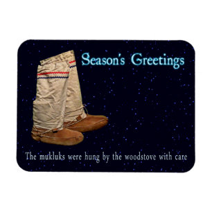 Christmas Mukluks Magnet