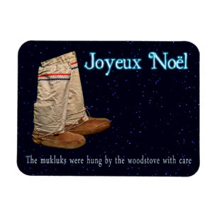 Christmas Mukluks Magnet