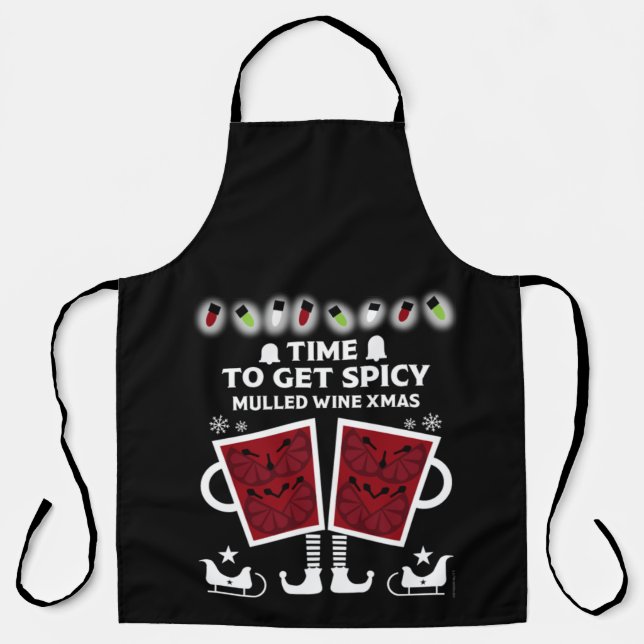 Christmas Mulled Red Wine    Apron (Front)