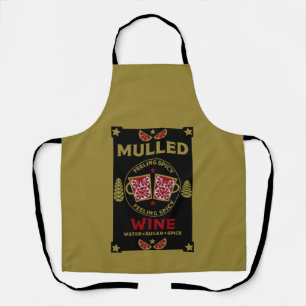 Christmas Mulled Red Wine Apron