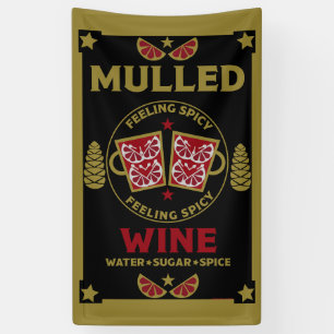 Christmas Mulled Red Wine Drink Banner