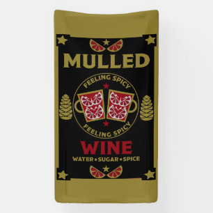Christmas Mulled Red Wine Drink Banner