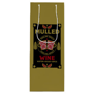 Christmas Mulled Red Wine Drink Gift Bag