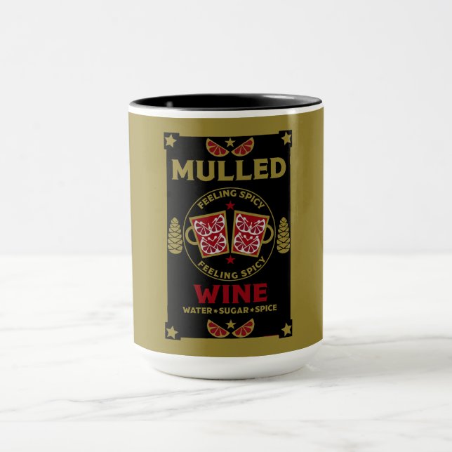 Christmas Mulled Red Wine  Mug (Center)
