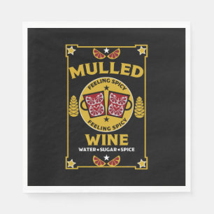 Christmas Mulled Red Wine Napkin
