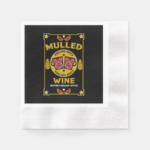 Christmas Mulled Red Wine Napkin
