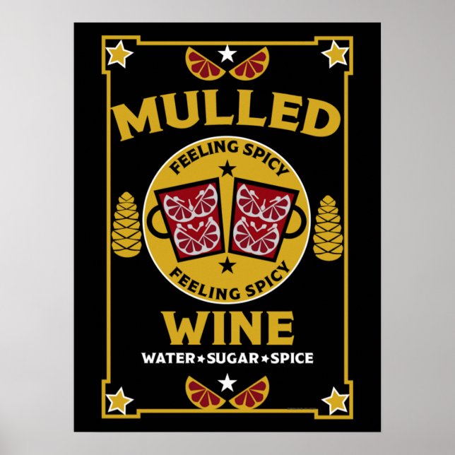 Christmas Mulled Red Wine   Poster (Front)