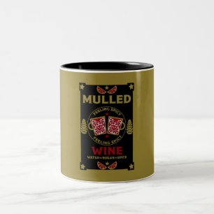 Christmas Mulled Red Wine  Two-Tone Coffee Mug