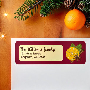 Christmas mulled wine spicy burgundy red
