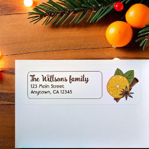 Christmas mulled wine spicy white