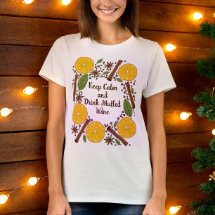Christmas mulled wine spicy white T-Shirt