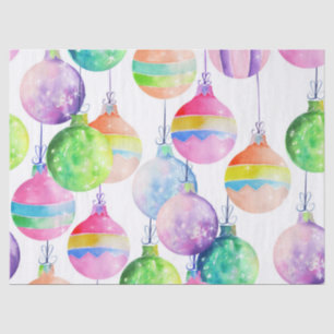 Christmas Multicolor Ornaments Tissue Paper