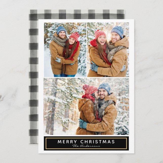 Christmas Multiple Photo Card (Front/Back)