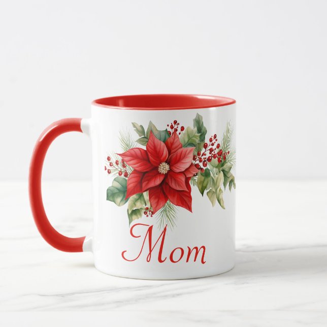 Christmas Mum Mug (Left)