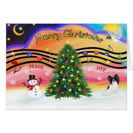 Christmas Music 2 - Papillon Card