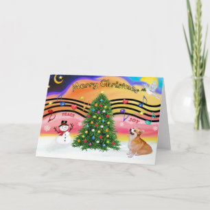 Christmas Music 2 - pembroke  Welsh Corgi (7b) Holiday Card