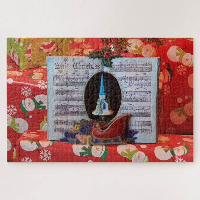 Christmas Music Box Puzzle (Horizontal)