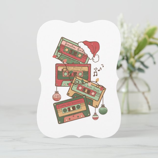 Christmas Music Cassette Tapes (Standing Front)