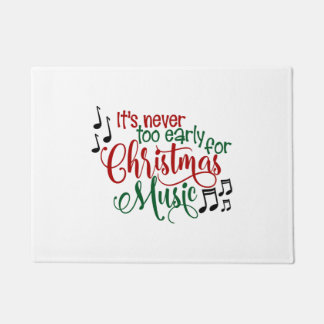 Christmas Music Doormat