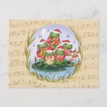 Christmas Music Frogs