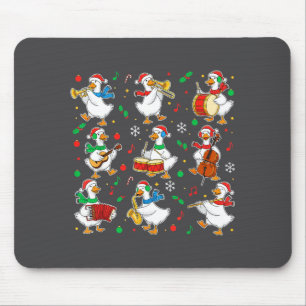 Christmas Music Goose Teacher Shirt, Holiday Music Mouse Mat