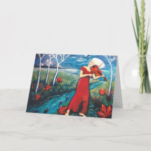 Christmas Music Greeting Card