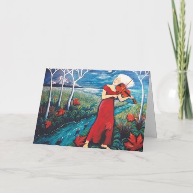 Christmas Music Greeting Card (Front)