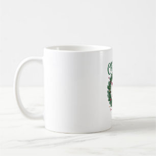 Christmas Music Is Jam Jar Pine Wreath Headphones Coffee Mug