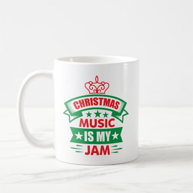 Christmas Music is My Jam-86254 Coffee Mug (Left)
