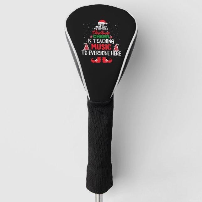 Christmas Music Teachers , Funny Teachers Golf Head Cover (Front)
