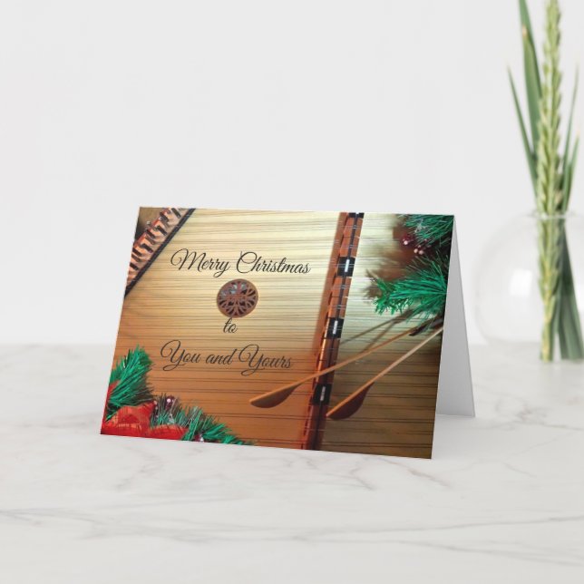 Christmas Musical Greeting Card (Front)