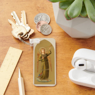 Christmas Musician Angels, Vintage Renaissance Key Ring