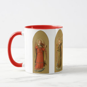 Christmas Musician Angels, Vintage Renaissance Mug