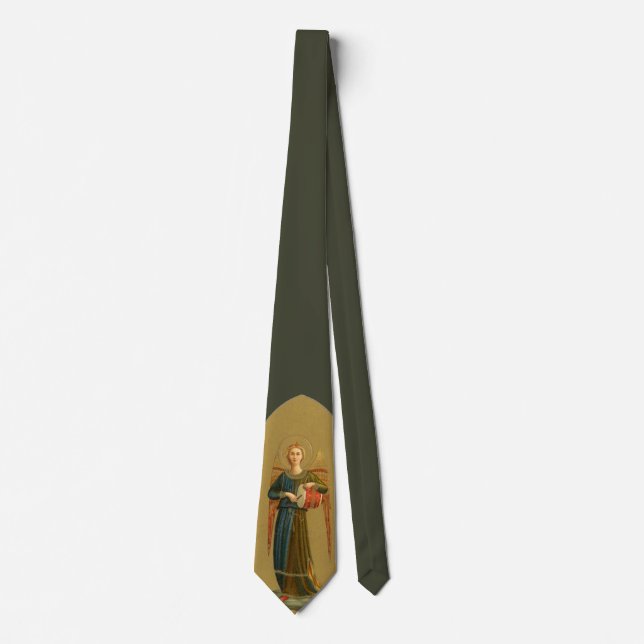 Christmas Musician Angels, Vintage Renaissance Tie (Front)