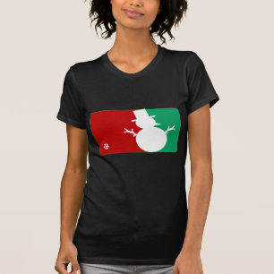 Christmas MVP Snowman Sports Theme Holiday T-Shirt