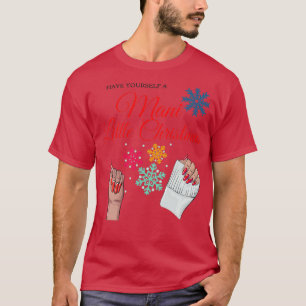 Christmas Nail Design T-Shirt