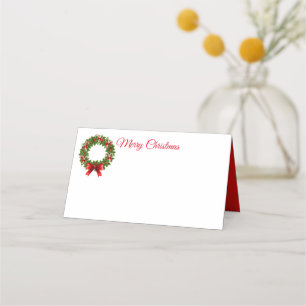 Christmas Name Place Card