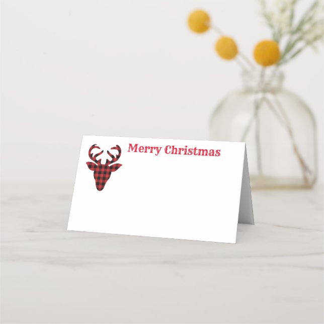 Christmas Name Place Cards (Front)