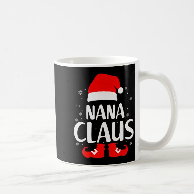 Christmas Nana Claus Leopard Family Matching Pajam Coffee Mug (Right)