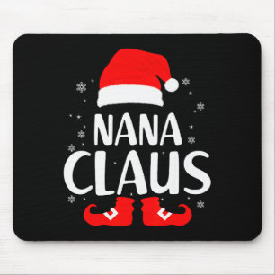 Christmas Nana Claus Leopard Family Matching Pajam Mouse Mat