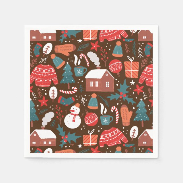 Christmas  napkin (Front)