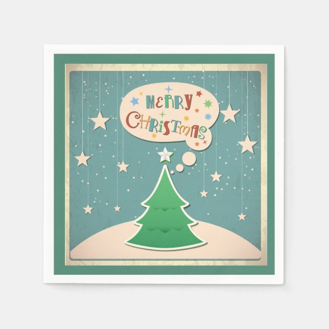Christmas Napkins - Christmas Tree (Front)