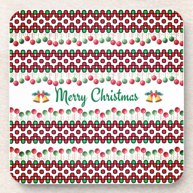 Christmas Napkins Coaster (Front)