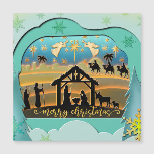Christmas Nativity Baby Jesus in Manger Scene